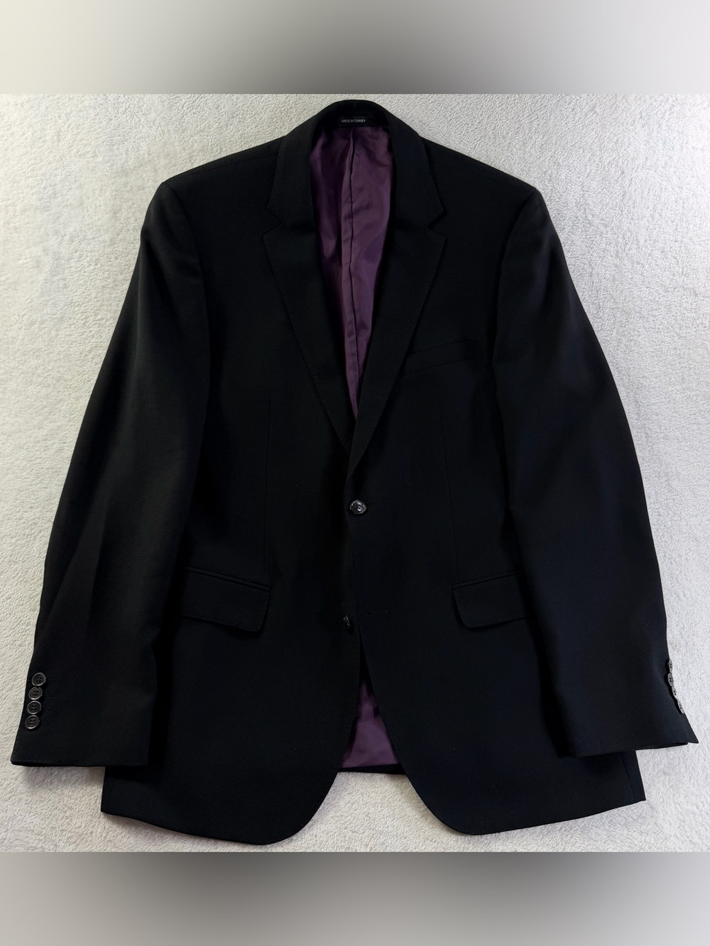 BOSS Hugo Boss The Clash Black Virgin Wool Blazer 42R